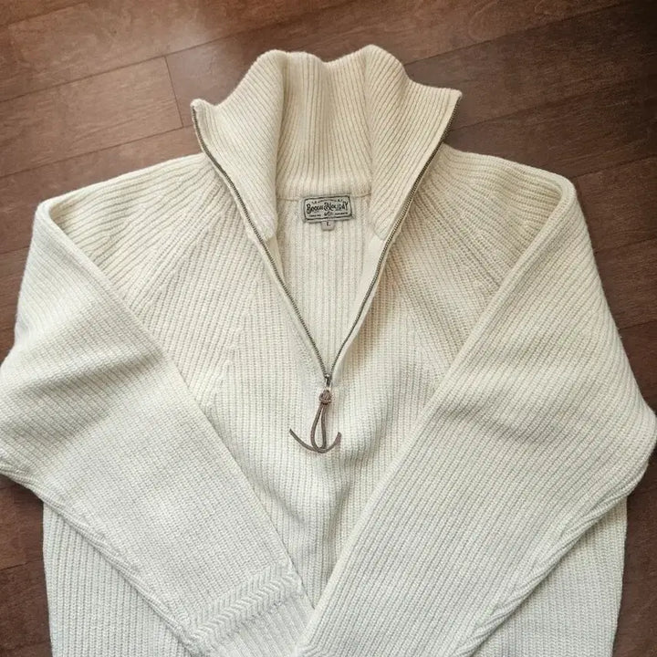 [BUNJANG] Boogie Holiday Half-Zip Knit Sweater / 부기홀리데이 하프집업 니트