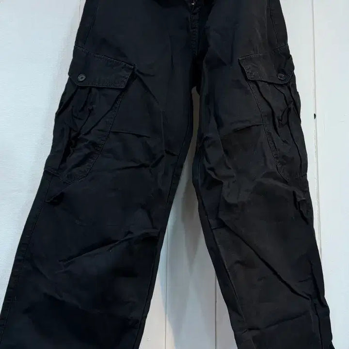 [BUNJANG] OOT Black Cargo Wide Pants / OOT 블랙 카고 와이드 팬츠