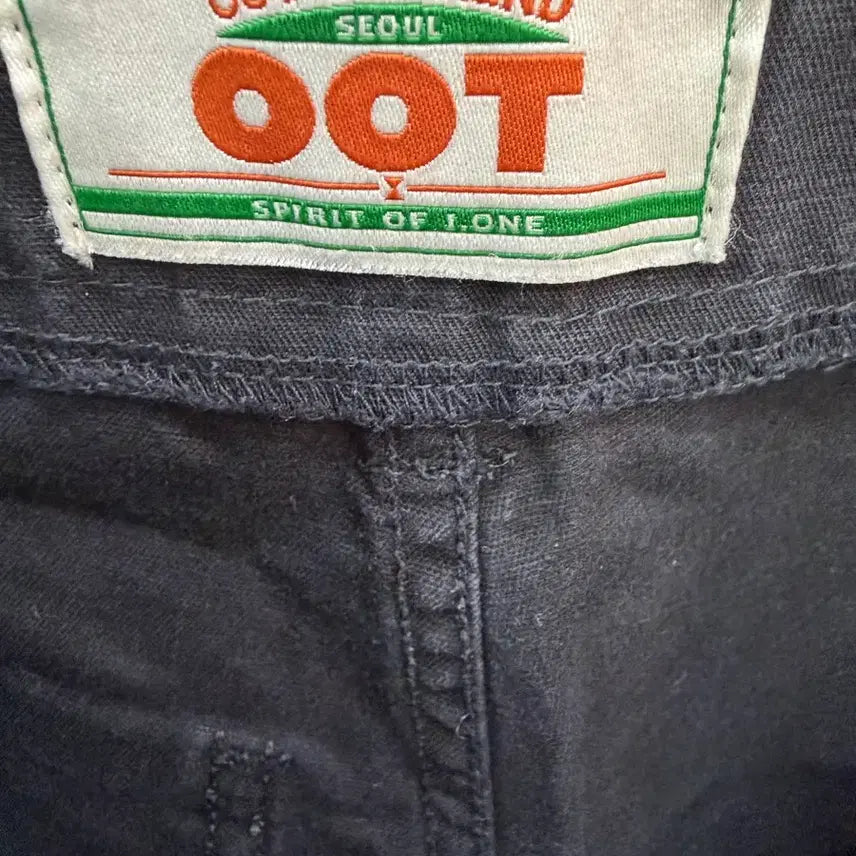 [BUNJANG] OOT Black Cargo Wide Pants / OOT 블랙 카고 와이드 팬츠