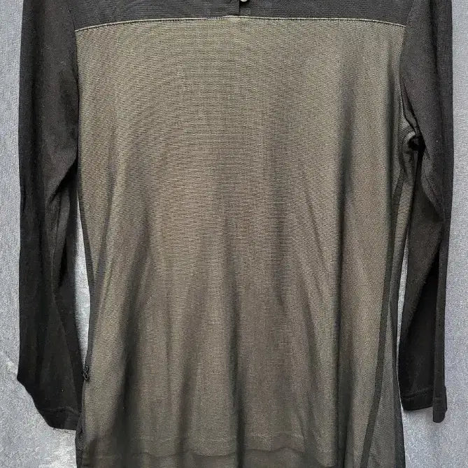 [BUNJANG] Doho Black Floral Embroidered Long Blouse/Dress / Doho 블랙 시스루 플라워 자수 롱 블라우스 / 원피스