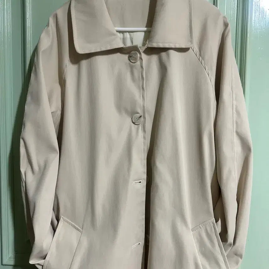 [BUNJANG] Cream Beige Trench Coat / 봄 트렌치코트