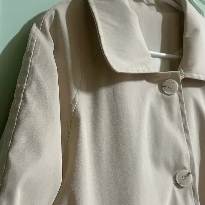 [BUNJANG] Cream Beige Trench Coat / 봄 트렌치코트