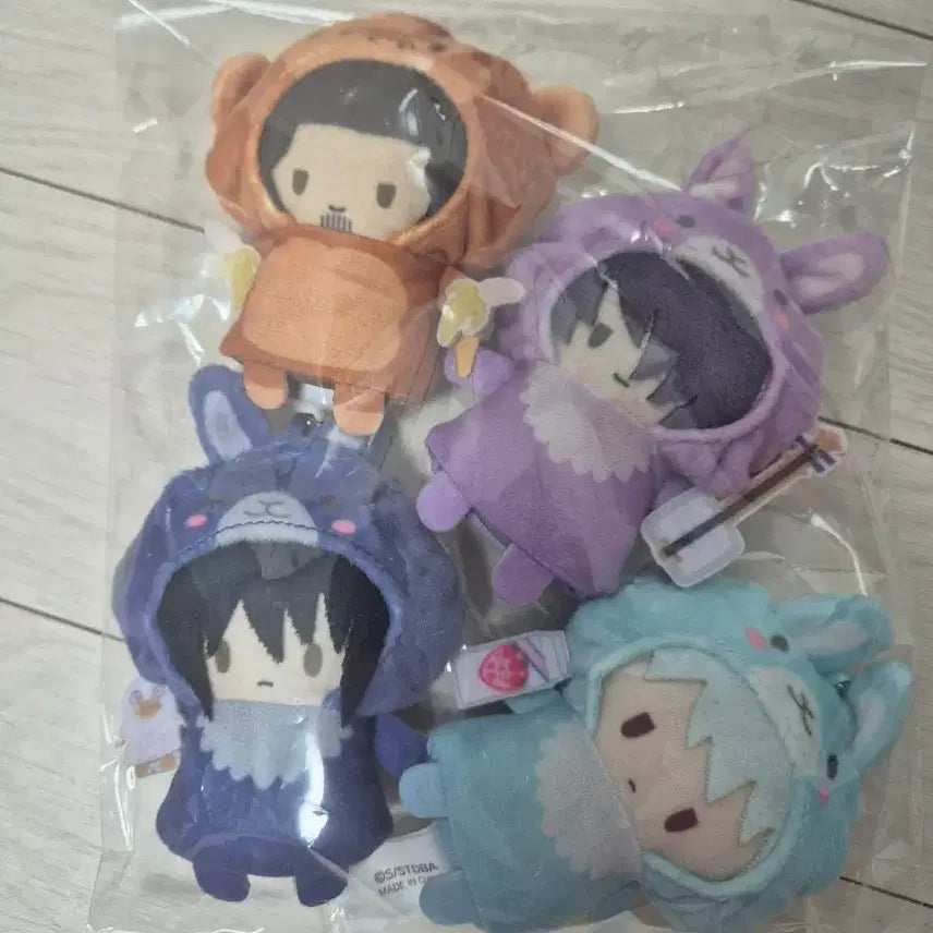[BUNJANG] Gintama Finger Mascot Doll Bundle Set / 은혼 핑거 마스코트 인형 긴토키 카츠라 신스케 콘도 양이지사