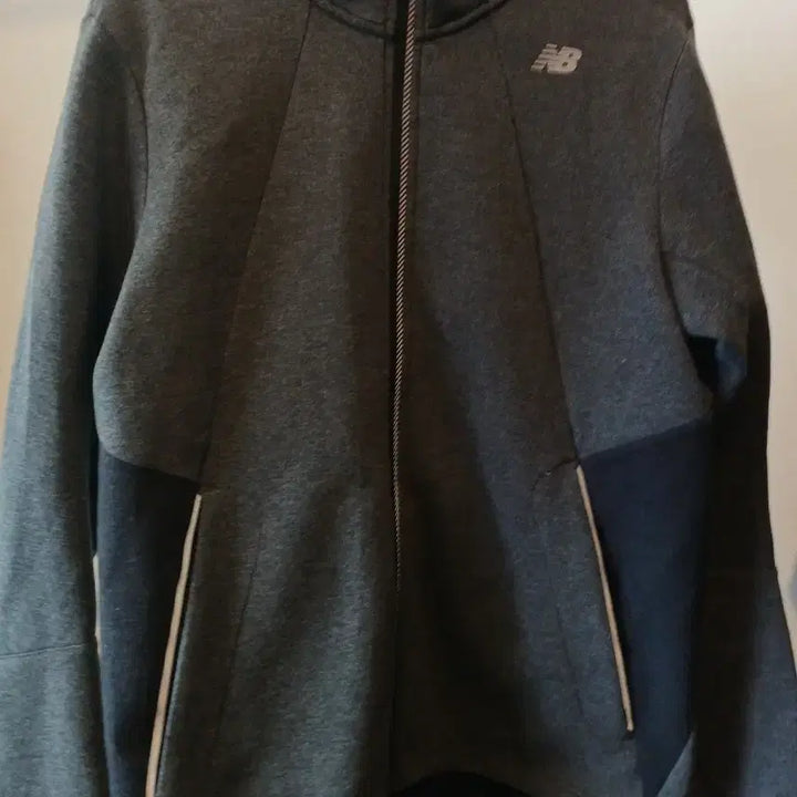 [BUNJANG] New Balance Hooded Zip-Up Gray 100 / 뉴발란스 후드 집업 그레이 100