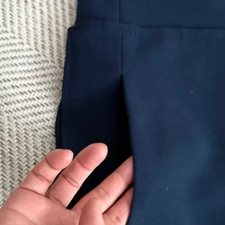 [BUNJANG] Jucy Judy Navy Blue Wide Jumpsuit / Jucy Judy 네이비 블루 와이드 점프수트