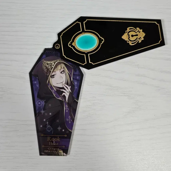 [BUNJANG] Twisted Wonderland Rook Slide Acrylic Keyring / 트위스테 루크 관짝 슬라이드 아크릴 키링