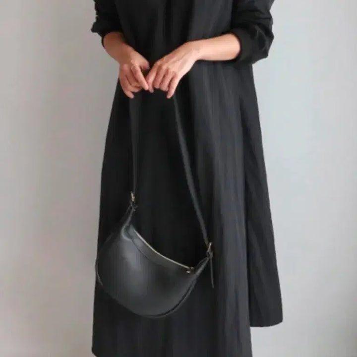 [BUNJANG] Loose Fit Black Dress / 바스락 원피스 몸매커버 박시핏