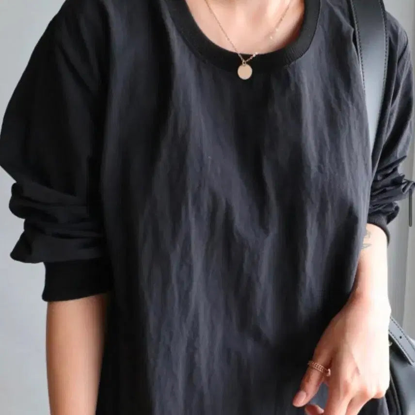 [BUNJANG] Loose Fit Black Dress / 바스락 원피스 몸매커버 박시핏