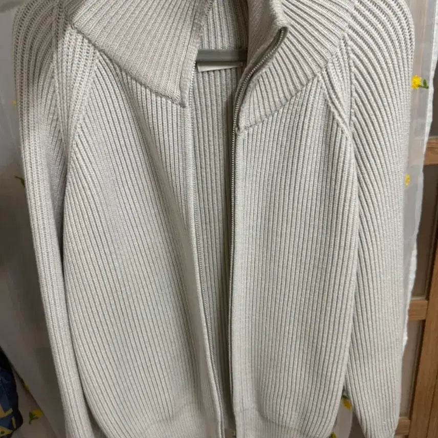 [BUNJANG] Needlely Liveg Knit Zip-up / 니틀리 리브그 집업