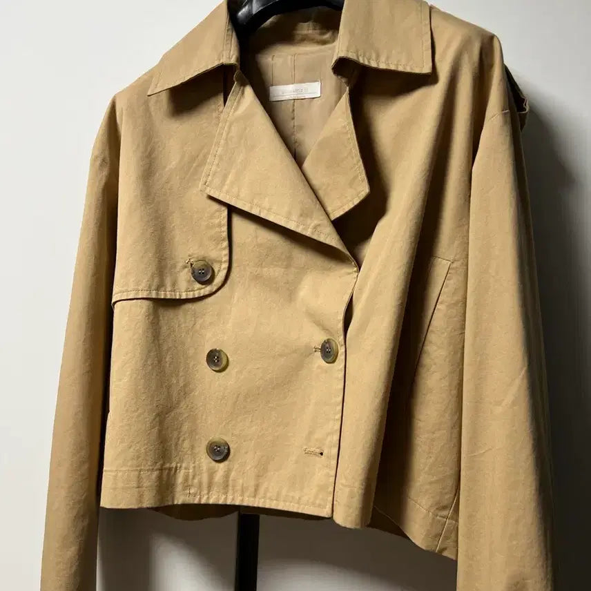 [BUNJANG] Korean Beige Double Jacket / 예쁜 더블 자켓
