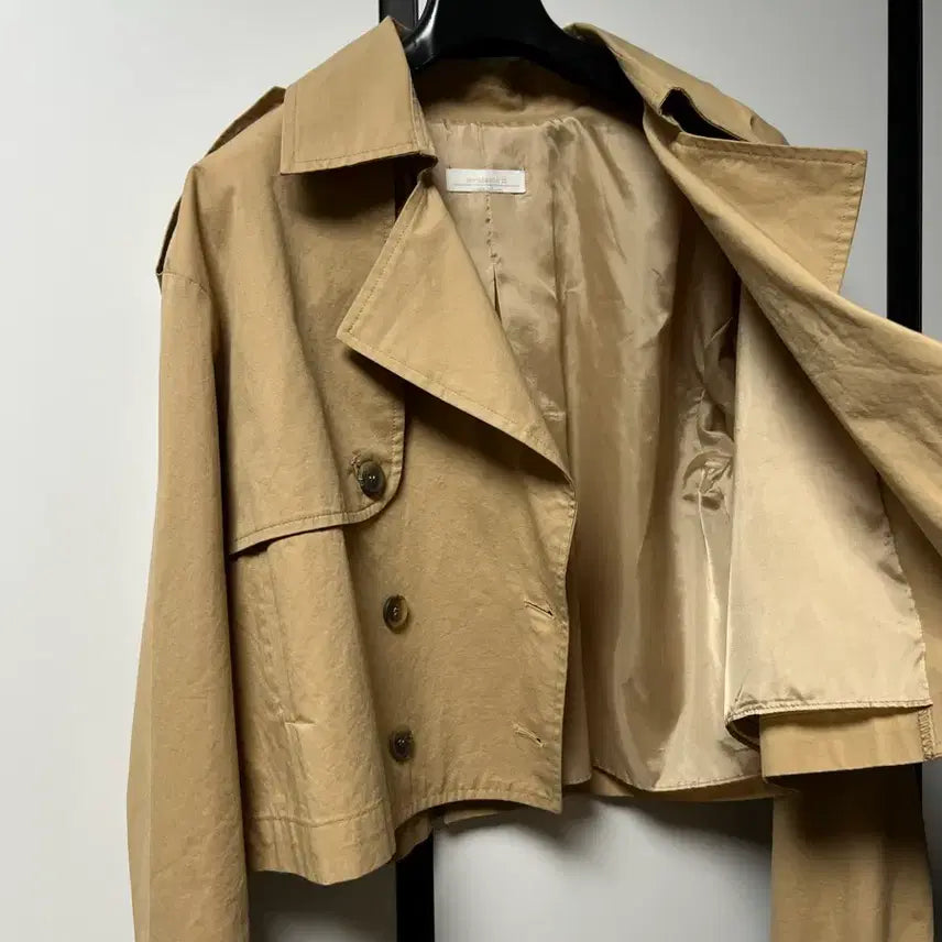 [BUNJANG] Korean Beige Double Jacket / 예쁜 더블 자켓