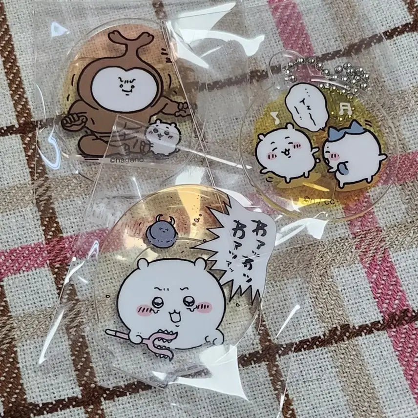 [BUNJANG] Chiikawa Acrylic Stand &amp; Keychain Bundle Set / 치이카와 아크릴 스탠드 키링 일괄