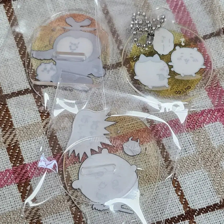 [BUNJANG] Chiikawa Acrylic Stand &amp; Keychain Bundle Set / 치이카와 아크릴 스탠드 키링 일괄
