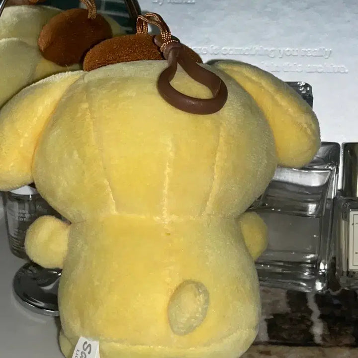 [BUNJANG] Sanrio Pompompurin Plush Keychain / 산리오 폼폼푸린 인형 키링