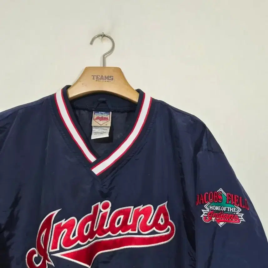 [BUNJANG] Puma Cleveland Indians Warm-up Windbreaker Jacket / 퓨마 클리블랜드 인디언스 웜업 바람막이 자켓