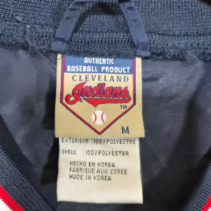 [BUNJANG] Puma Cleveland Indians Warm-up Windbreaker Jacket / 퓨마 클리블랜드 인디언스 웜업 바람막이 자켓