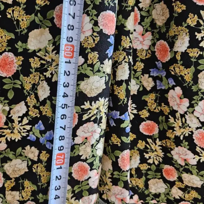 [SOLD OUT] 어라운드랜드 플라워 패턴 퍼프 원피스