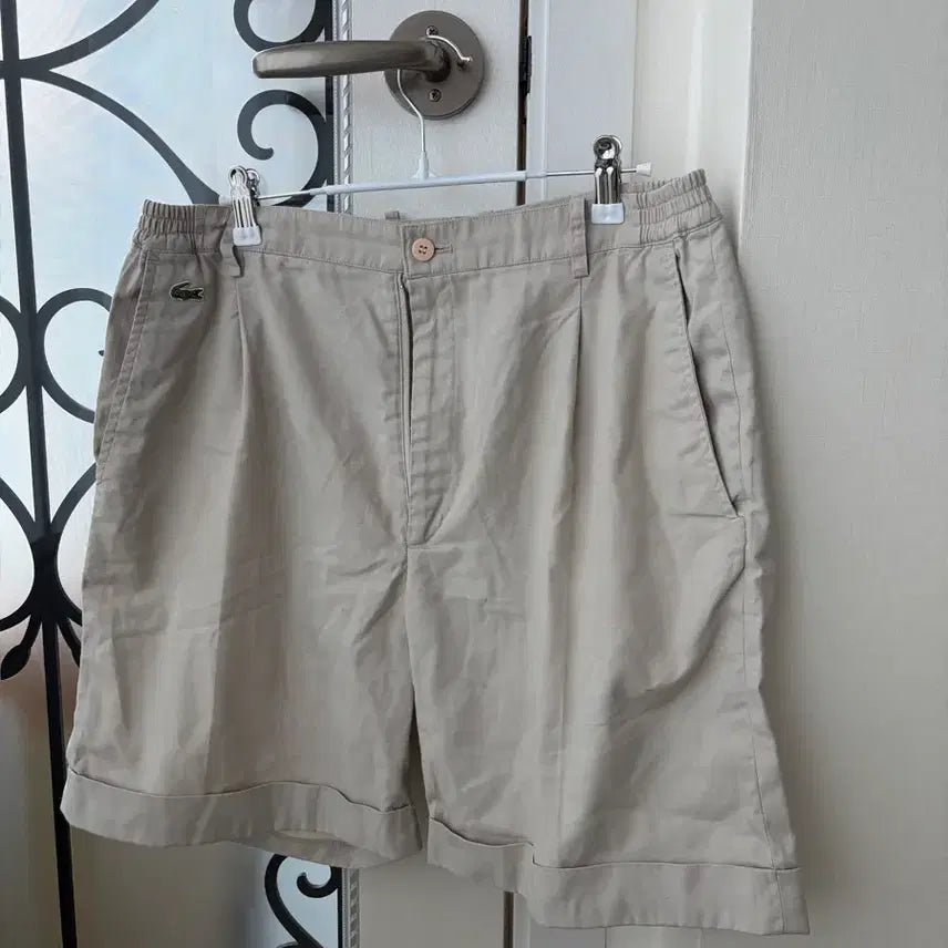 [BUNJANG] Lacoste Vintage Beige Shorts / 라코스테 빈티지
