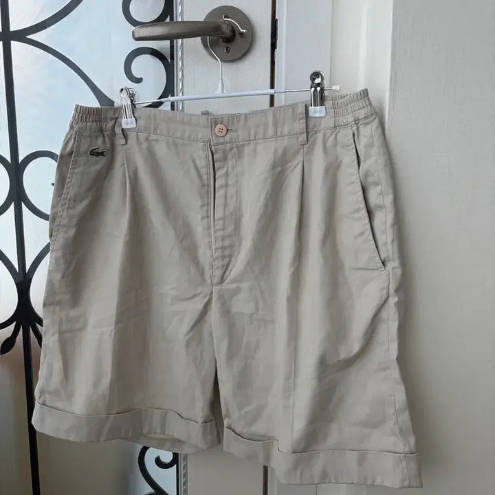[BUNJANG] Lacoste Vintage Beige Shorts / 라코스테 빈티지
