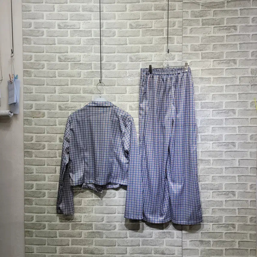 [BUNJANG] Unbranded Checkered Setup 77 / ㅊ250 체크 셋업 77