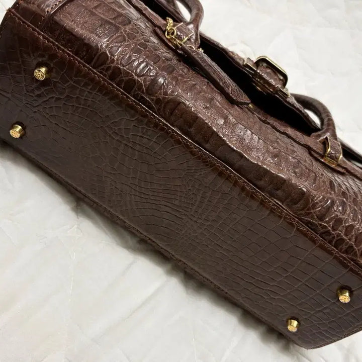[BUNJANG] Pierre Cardin Real Crocodile Leather Tote Bag / 피에르가르뎅(pierre cardin) 리얼 악어가죽 토트백