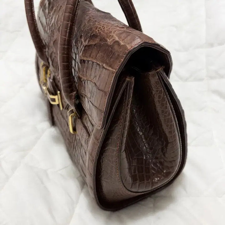[BUNJANG] Pierre Cardin Real Crocodile Leather Tote Bag / 피에르가르뎅(pierre cardin) 리얼 악어가죽 토트백