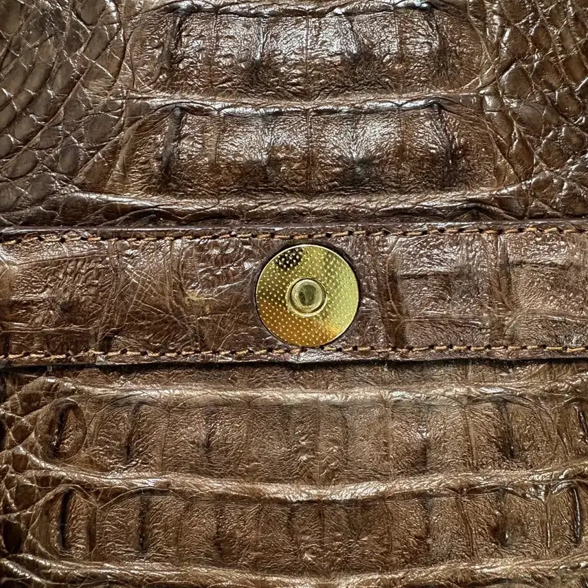 [BUNJANG] Pierre Cardin Real Crocodile Leather Tote Bag / 피에르가르뎅(pierre cardin) 리얼 악어가죽 토트백