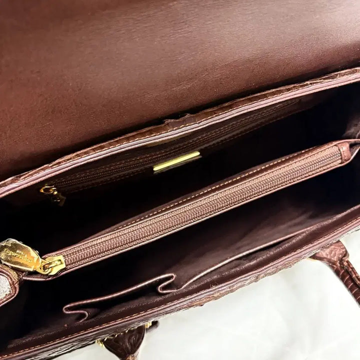 [BUNJANG] Pierre Cardin Real Crocodile Leather Tote Bag / 피에르가르뎅(pierre cardin) 리얼 악어가죽 토트백
