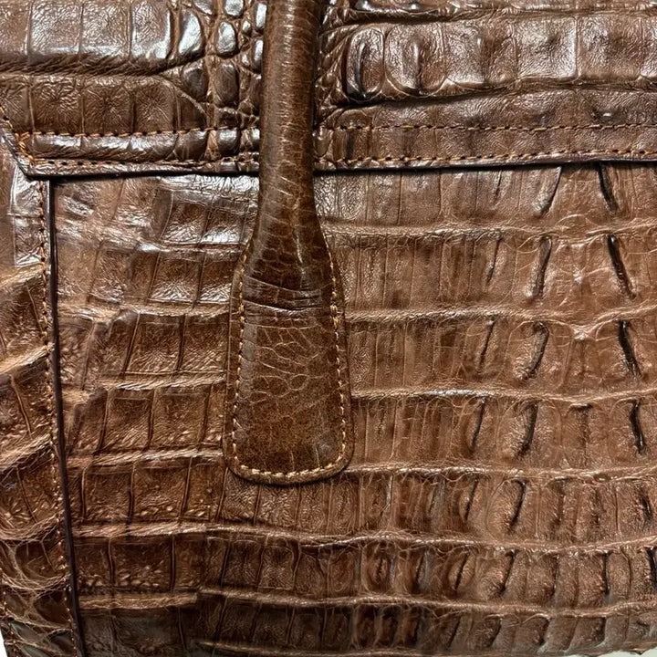 [BUNJANG] Pierre Cardin Real Crocodile Leather Tote Bag / 피에르가르뎅(pierre cardin) 리얼 악어가죽 토트백