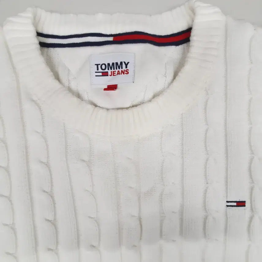 [BUNJANG] Tommy Hilfiger Cable Knit Sweater / 타미진스 꽈배기 니트