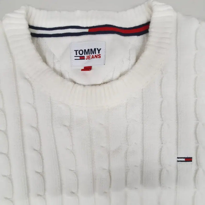 [BUNJANG] Tommy Hilfiger Cable Knit Sweater / 타미진스 꽈배기 니트