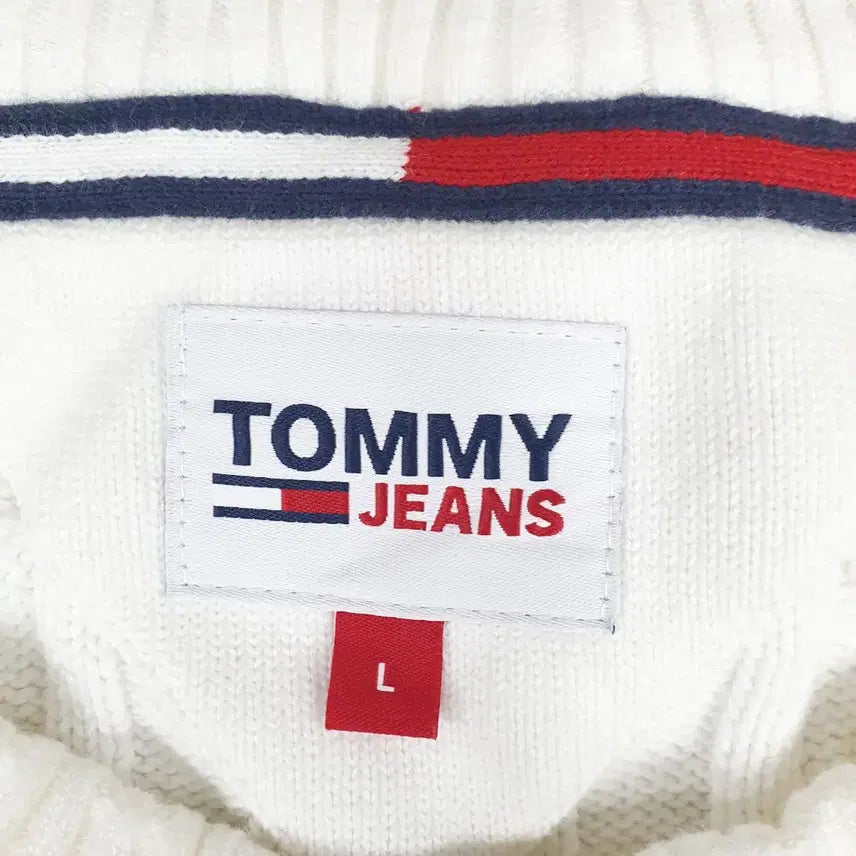 [BUNJANG] Tommy Hilfiger Cable Knit Sweater / 타미진스 꽈배기 니트