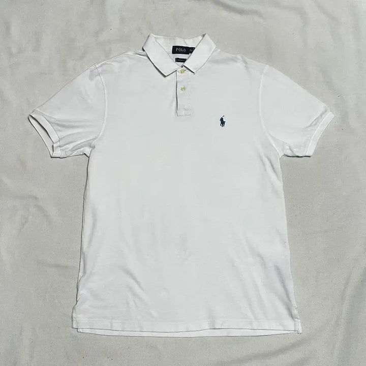 [BUNJANG] Polo Ralph Lauren White Collar Short Sleeve T-shirt / XL 폴로랄프로렌 화이트 카라 반팔 티셔츠