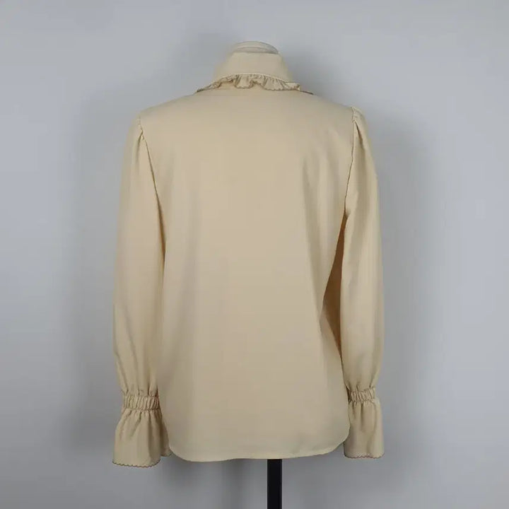 [BUNJANG] Ivory Frill Blouse - Women&