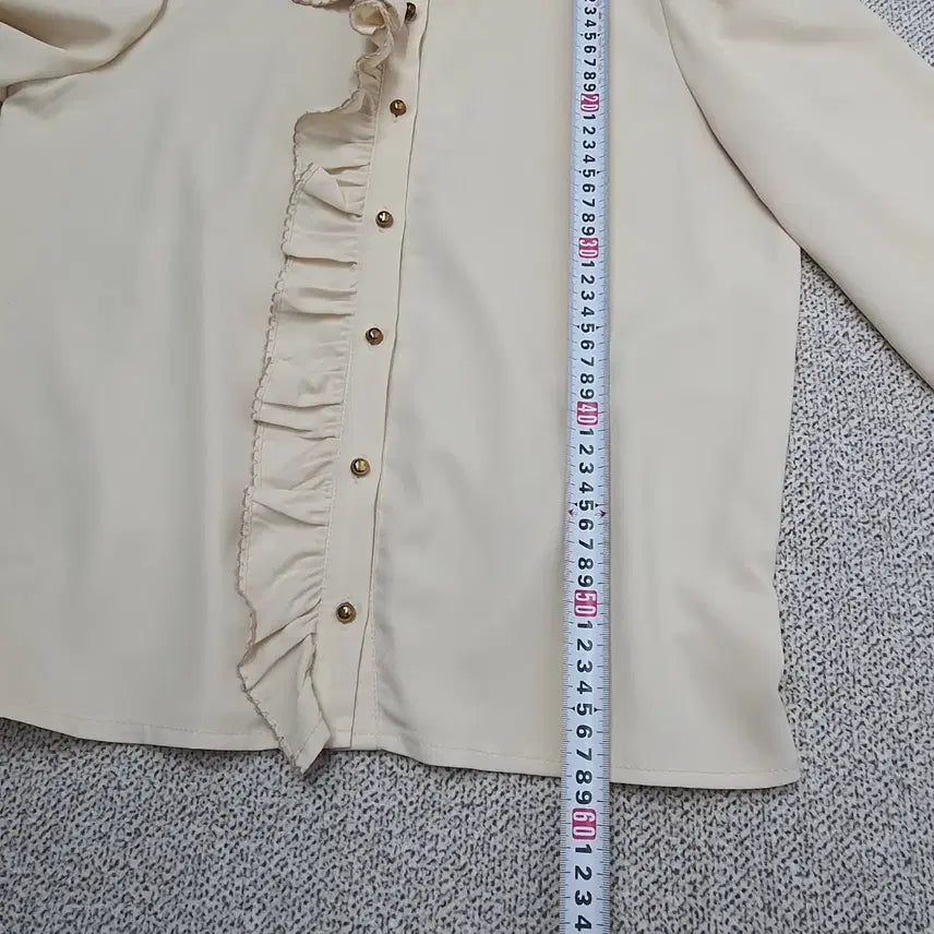 [BUNJANG] Ivory Frill Blouse - Women&