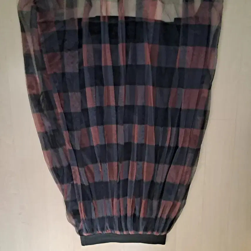 [BUNJANG] Japanese Check Long Skirt / 레이스치마       롱치마       일본   체크치마