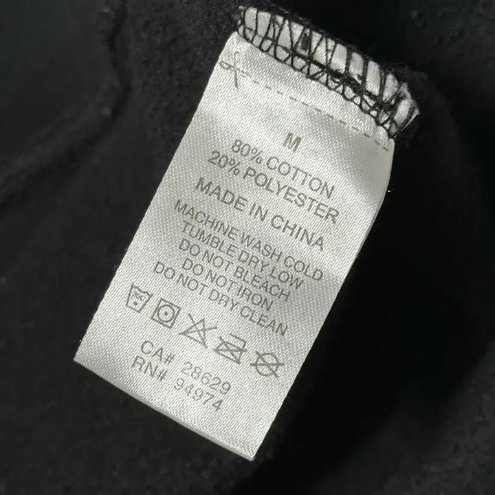 [BUNJANG] Stussy Orange Logo Black Sweatshirt / M 스투시 오렌지 로고 블랙 맨투맨