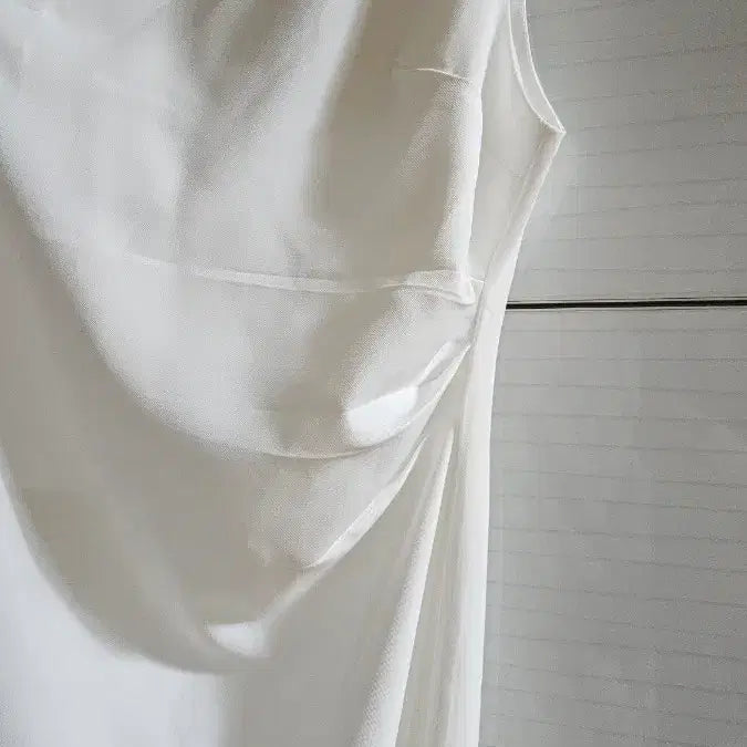 [BUNJANG] Nine White Long Dress / 롱 원피스 화이트 드레스