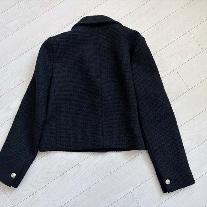 [BUNJANG] Marie Claire Tailored Tweed Crop Jacket / 마리끌레르 테일러드 트위드 크롭 자켓 MOCDJK03MB