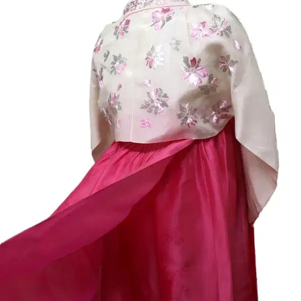 [BUNJANG] Embroidered Silk Hanbok (Size 66-77) / aa485 여성한복 자수본견한복/여성66-77/키155-160/사놀까