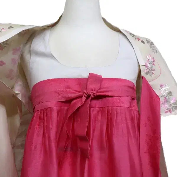 [BUNJANG] Embroidered Silk Hanbok (Size 66-77) / aa485 여성한복 자수본견한복/여성66-77/키155-160/사놀까