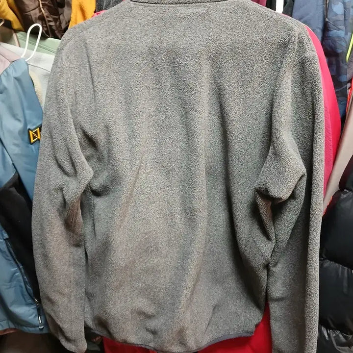 [BUNJANG] Uniqlo Fleece Jacket / 유니클로 회색 후리스 자켓 80-60