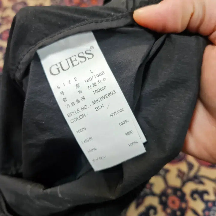 [BUNJANG] GUESS Los Angeles Lettering Windbreaker Jacket / 게스(GUESS) 로스엔젤레스 레터링 윈드브레이커 L size