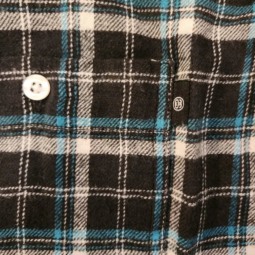 [SOLD OUT] 빈티지 스투시 체크 셔츠 XL