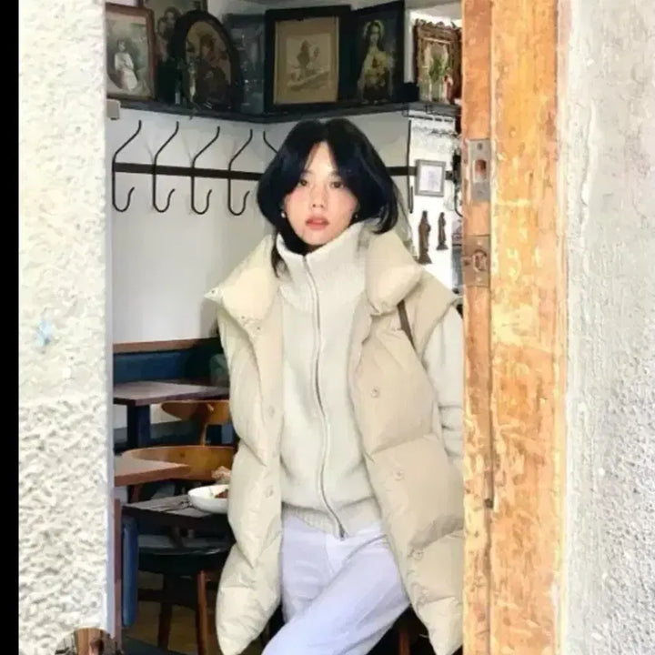 [BUNJANG] Freshlabel Goose Down Padded Vest / 프레시라벨 구스패딩조끼