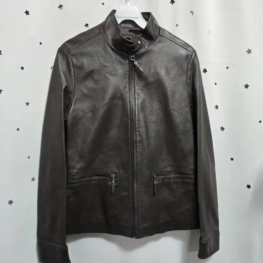 [BUNJANG] Wooyoungmi Leather Jacket (Brown) - Size 66 / 우영미 양가죽 자켓 66
