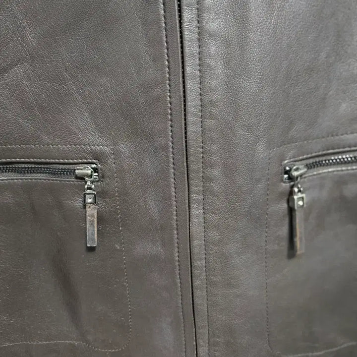 [BUNJANG] Wooyoungmi Leather Jacket (Brown) - Size 66 / 우영미 양가죽 자켓 66