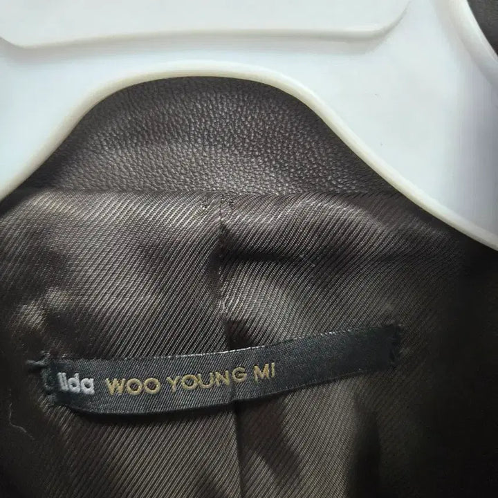 [BUNJANG] Wooyoungmi Leather Jacket (Brown) - Size 66 / 우영미 양가죽 자켓 66