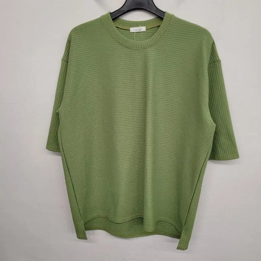 [BUNJANG] Bymono Waffle Pattern Half Sleeve T-shirt / [110/XXL] 바이모노 와플 패턴 5부 반팔티