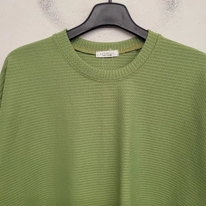 [BUNJANG] Bymono Waffle Pattern Half Sleeve T-shirt / [110/XXL] 바이모노 와플 패턴 5부 반팔티